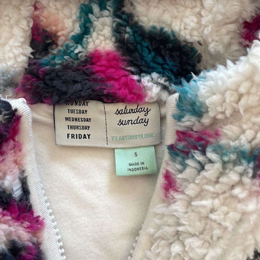 Anthropologie Saturday Sunday Pullover Sweater Hoodie - Picture 8 of 9